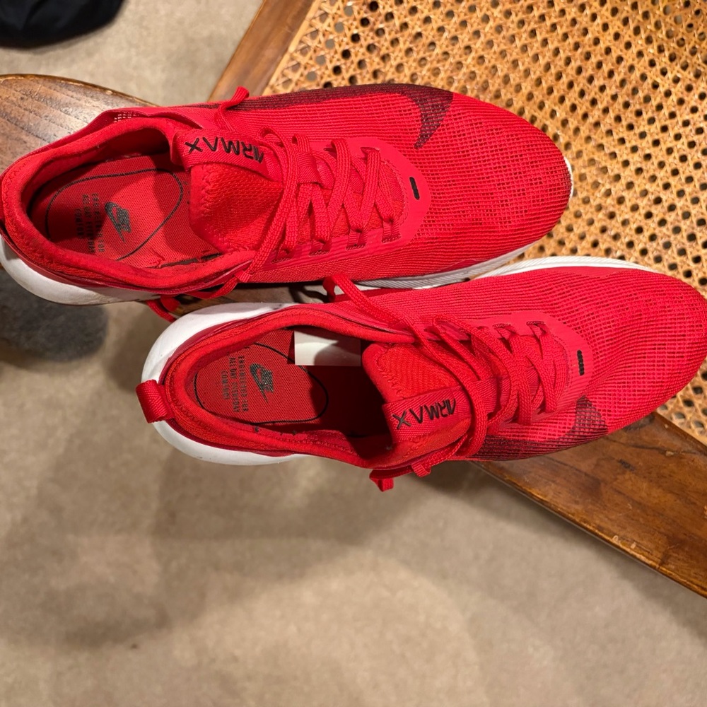 Nike Red Athletic Shoes
